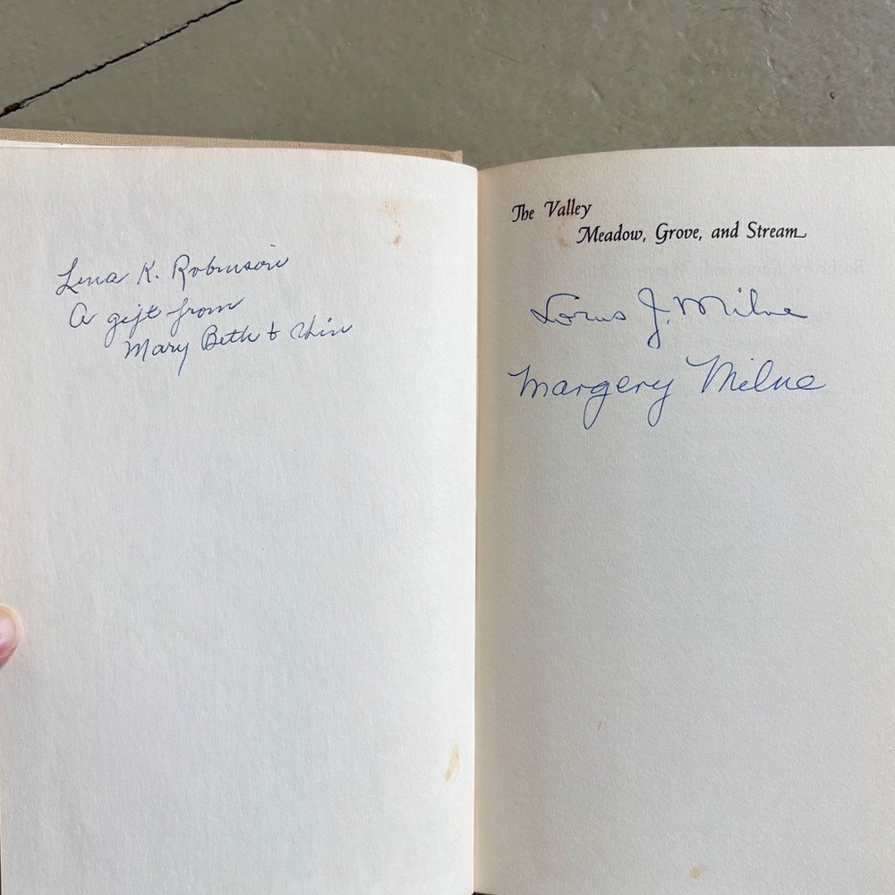 Signed 1963 The Valley Meadow Grove Stream Durham NH Oyster River New Hampshire - Picture 3 of 13